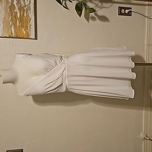 Express White Dress, Size L